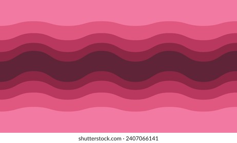 Fondo con líneas de color y olas aborigen. Tonos y espesor diferentes. Patrón abstracto. Idóneo para el fondo de escritorio moderno. Ilustración del vector