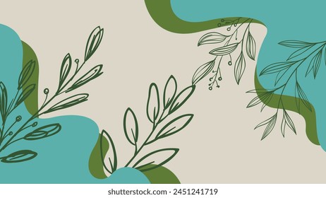 Background with color lines. Different shades and thickness. Abstract pattern. Vector illustration in a flat style