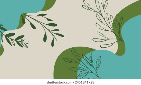 Background with color lines. Different shades and thickness. Abstract pattern. Vector illustration in a flat style