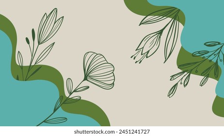 Background with color lines. Different shades and thickness. Abstract pattern. Vector illustration in a flat style