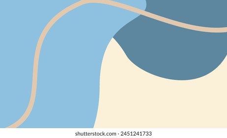 Background with color lines. Different shades and thickness. Abstract pattern. Vector illustration in a flat style