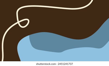 Background with color lines. Different shades and thickness. Abstract pattern. Vector illustration in a flat style