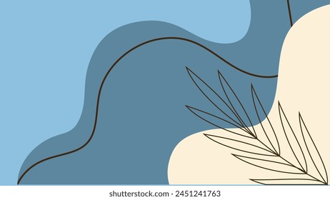 Background with color lines. Different shades and thickness. Abstract pattern. Vector illustration in a flat style