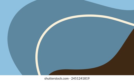 Background with color lines. Different shades and thickness. Abstract pattern. Vector illustration in a flat style