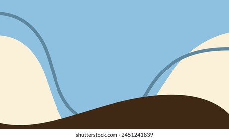 Background with color lines. Different shades and thickness. Abstract pattern. Vector illustration in a flat style