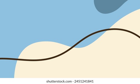 Background with color lines. Different shades and thickness. Abstract pattern. Vector illustration in a flat style