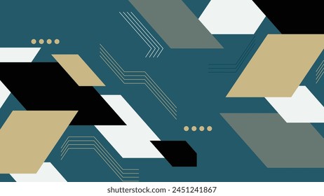 Background with color lines. Different shades and thickness. Abstract pattern. Vector illustration in a flat style