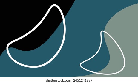Background with color lines. Different shades and thickness. Abstract pattern. Vector illustration in a flat style