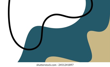 Background with color lines. Different shades and thickness. Abstract pattern. Vector illustration in a flat style