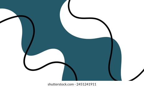 Background with color lines. Different shades and thickness. Abstract pattern. Vector illustration in a flat style