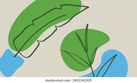 Background with color lines. Different shades and thickness. Abstract pattern. Vector illustration in a flat style