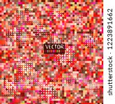 Background color mosaic of squares. Vector