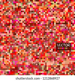 Background color mosaic of squares. Vector