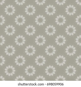 The background of the color of Niagara.Seamless circle pattern from dots , white color.