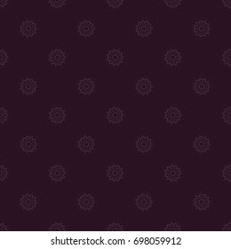 Background of the color of the plum.Seamless circle pattern from dots , white color.