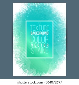 Background color spots. Suitable for background of posters, slides, leaflets, backdrops, banners and covers. Vector