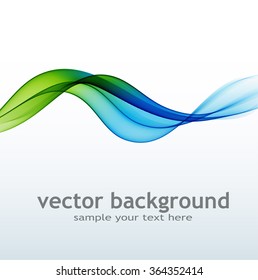 Background with color wave