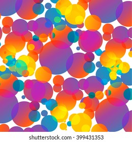 Background with colored circles