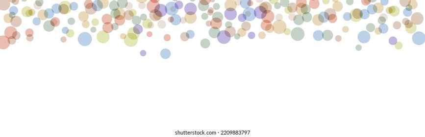 Background with colored circles for banners, postcards, greetings, posters, invitations and creative design. Flat style