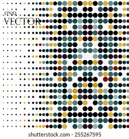 Background with the colored circles in a vector. Eps10 illustration