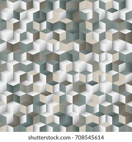 Background from colored cubes. Vector illustration
