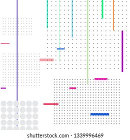Background of colored geometric shapes