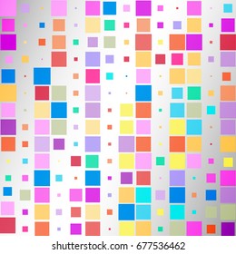 Background of colored geometric shapes