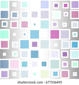 Background of colored geometric shapes