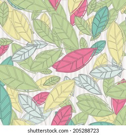 background with colored leaves