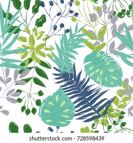 background of colored leaves 
