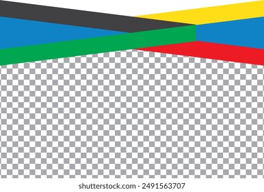 Background with colored lines. Vector graphics