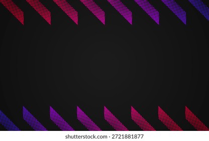 Fondo con diseño de material coloreado con Imagen de flecha.