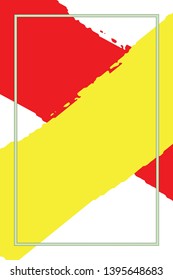 Background of colored paint strokes. Template for cover or insert text. Multicolor abstract texture