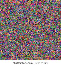 Background of colored pattern triangles. Vector illustration