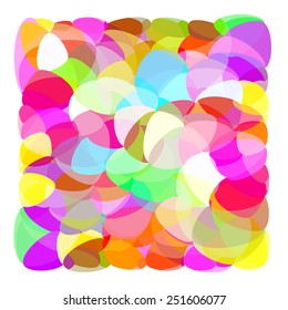 Background of colored rags 