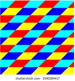 Background of colored rhombs
