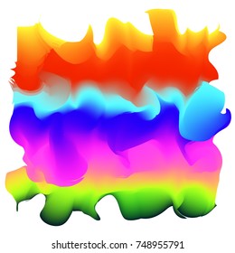 Background of colored smudged paints.