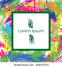 Background of colored splashes. Colorful background for brochure or advertising on the site. Bright pattern for the summer theme on the website