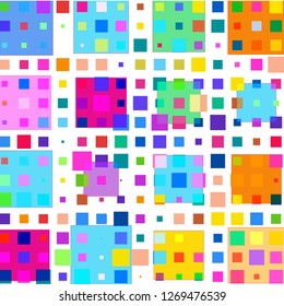 Background of colored squares