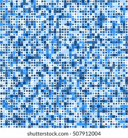 Background of colored squares. Abstract background of geometric shapes. Geometric mosaic of squares. Vector illustration