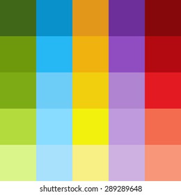 background of colored squares in different shades