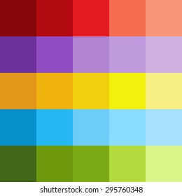 background of colored squares in different shades