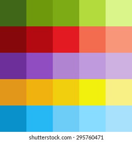 background of colored squares in different shades