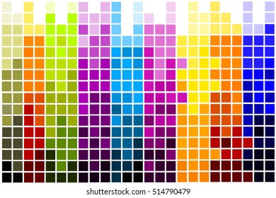 background of colored squares. Vector