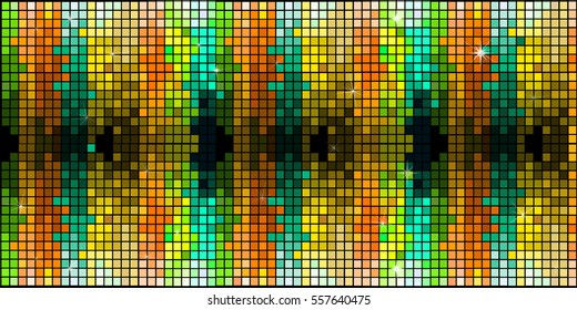 background of colored squares. Vector.