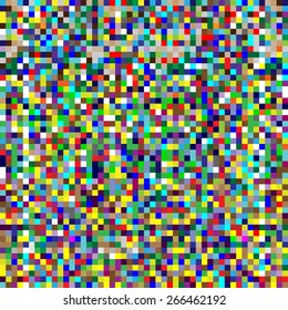 Background Of Colored Squares. Vector Illustration.