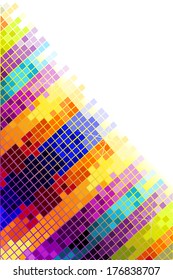 background with colored squares vertical. Vector