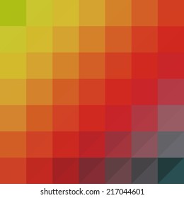 background colored triangles