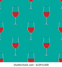 Background. Colored background of wine glasses.