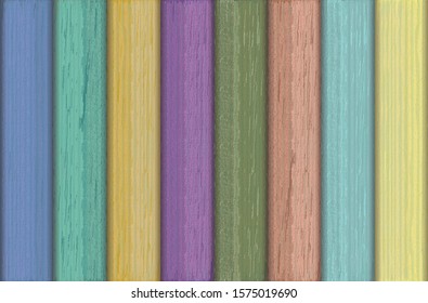 Background of colored wooden boards. Aged look, vintage style. Vector illustration for your postcard or banner.